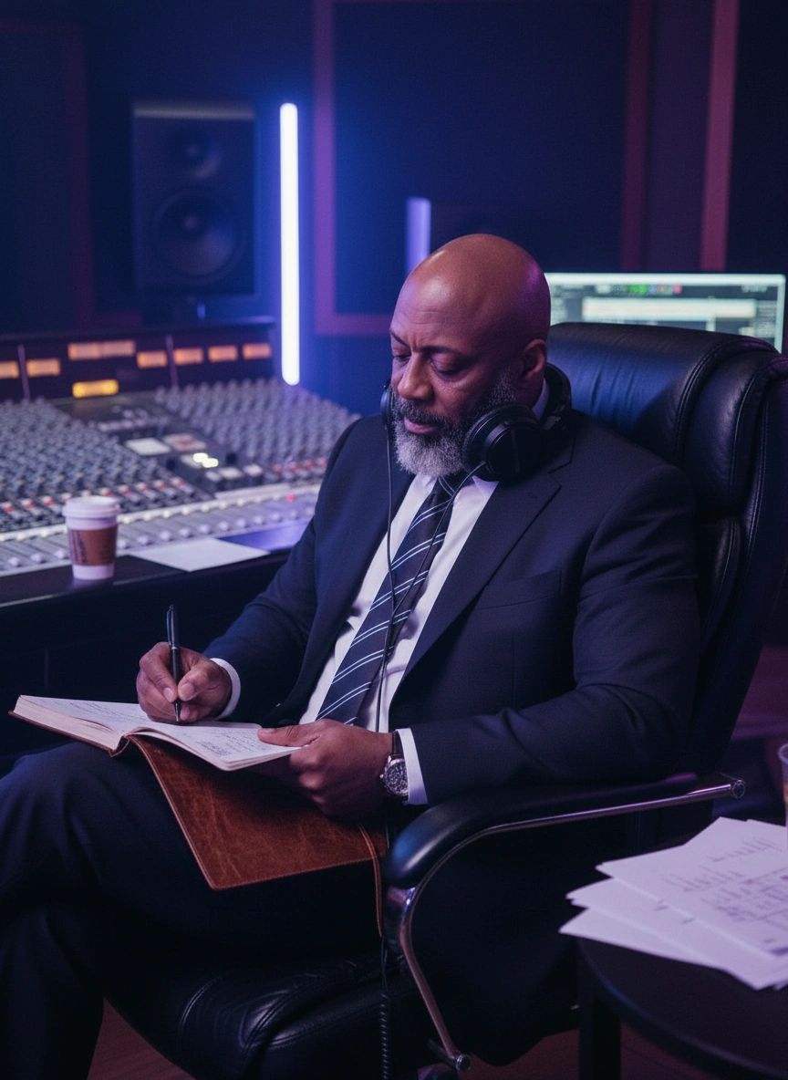 M.I.C. — writing lyrics, blue purple studio